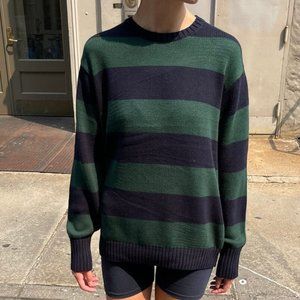 Brandy Melville Brianna Cotton Thick Stripe Sweater